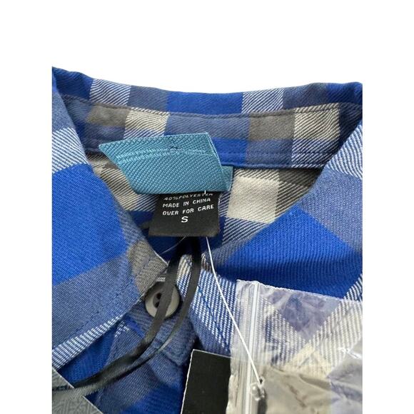 Official Harry Potter Ravenclaw Plaid Flannel Button-Down Shirt-NWT - Picture 8 of 11